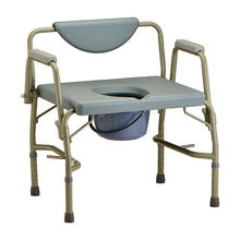 Load image into Gallery viewer, Heavy Duty Commode with Drop-Arm &amp; Extra Wide Seat (ITEM # 8583)
